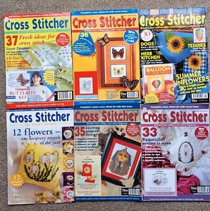 Cross Stitcher Magazine Bundle 1990s No Kits Classic Cross Stitch Patterns - Bild 1 von 7
