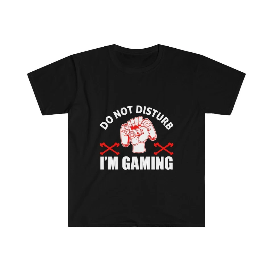 Футболка - ретро игровая рубашка Do Not Disturb I'm Gaming  - Изображение 1 из 1