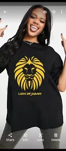 t shirt women's and men's customs for people of fate,Jesus is the Lion of Judah. - Picture 1 of 4