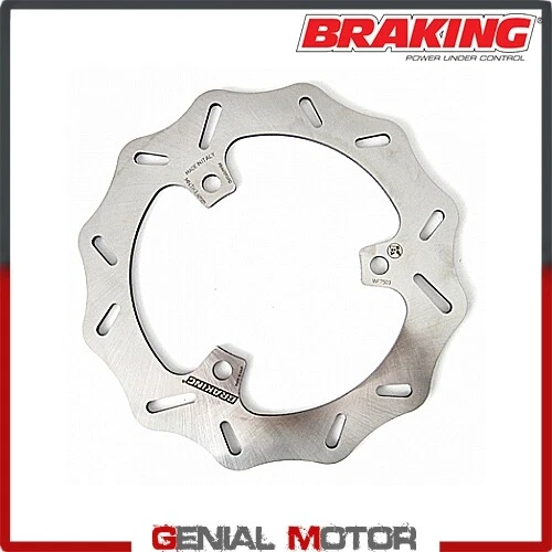 WF7503 Rear Brake Disc DX Braking W-FIX KAWASAKI NINJA 250 R 2008 > 2012 - Image 1 of 2