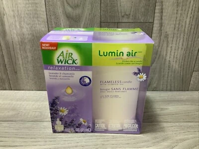 Nuevo Air Wick Luminair Vela Eléctrica Sin Llama Relajación Lavanda y Manzanilla Foto 1 de 2