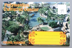 Vintage Postcard Booklet-POLYNESIAN CULTURAL CENTER, OAHU, HAWAII. 12 Photos. - Picture 1 of 6