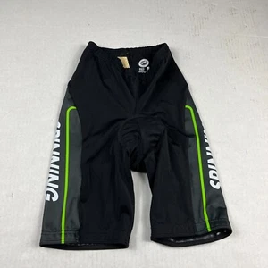 Mad Dogg Mens Spinning Cycling Shorts Black Compression Performance Size SMALL - Picture 1 of 9