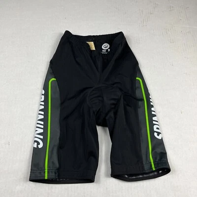 Pantalones Cortos de Ciclismo Spinning Mad Dogg Para Hombres Negros Compresión Rendimiento Talla PEQUEÑA Foto 1 de 4