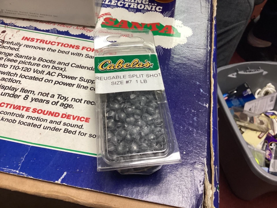 Cabela's Split-Shot reutilizable Split Shots pesca hundidores pesas de pesca Foto 1 de 1