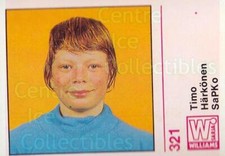 1971-72 Finnish Jaakiekko #321 Timo Harkonen