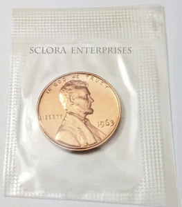1963 P LINCOLN MEMORIAL CENT / PENNY *PROOF* **FREE SHIPPING** - Picture 1 of 2