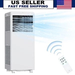 8000 BTU Portable Air Conditioner AC Unit Cooling Fan & Dehumidifier 350 Sq. Ft - Picture 1 of 19