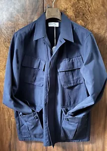 Universal Works Jungle Jacket COTNY Serge Navy L - Gorgeous! - Picture 1 of 12