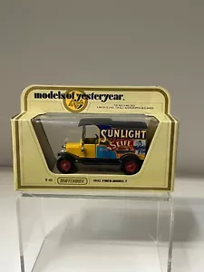 Matchbox Models of yesteryear SUNLIGHT SEIFE Y12 1912 ford Model T Unopened - Picture 1 of 12