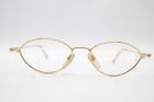Vintage Marion Ramm 07/F Gold Oval Brille Brillengestell eyeglasses NOS