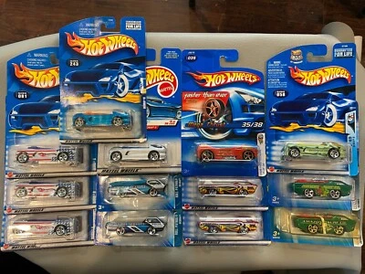 Lote de 13 tarjetas Hot Wheels Deora Blue #'s 122 035 058 084 081 199 065 243 II Foto 1 de 4