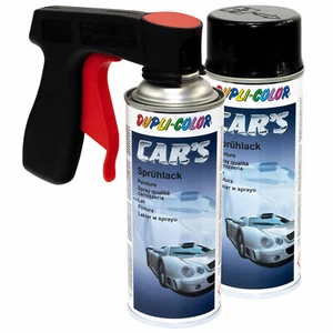 Lackspray 2x 400ml Sprühlack Lack Spray Dupli schwarz glänzend mit Pistolengriff - Bild 1 von 8