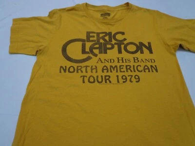Camiseta Eric Clapton & His Band 1979 gira norteamericana talla pequeña Foto 1 de 4