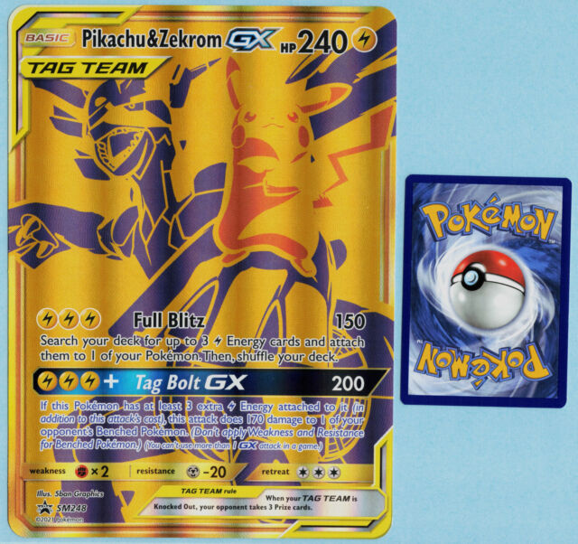 Reshiram Zekrom Kyurem Pokémon TCG Oversize Legendary Black Star Promo Holo  [NM]