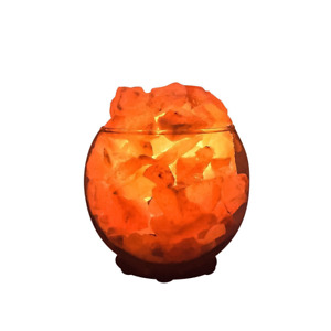 Himalayan Salt Crystal Lamp Natural Glow Rock Light with Dimmer Switch - Sphere