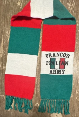 老式匹兹堡钢人队佛朗哥意大利军队围巾海因茨 70 年代 NFL 哈里斯 — 第 1/4 张图片