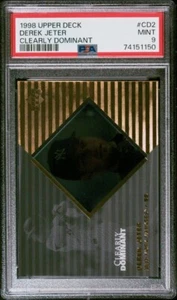 RARE 1998 Upper Deck Clearly Dominant DEREK JETER #d/250 PSA 9! POP 7! - Bild 1 von 5