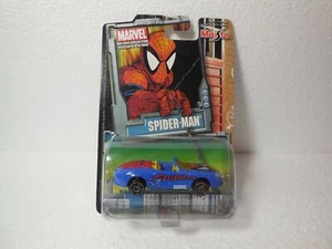 2004 MAISTO #69 SPIDER MAN FORD MUSTANG MACH III MINT ON CARD - Picture 1 of 1