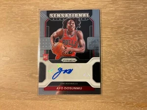 2021-22 Panini Prizm Basketball Ayo Dosunmu Sensational Signatures Rookie Auto - Picture 1 of 2