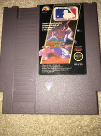 Major league baseball nes. Nintendo game. Baseball. Tested.