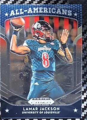 2019 Panini Prizm Draft Picks Lamar Jackson #59 All-Americans - Image 1 of 2
