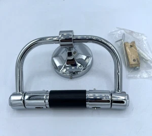 Rejuvenation Canfield Polished Chrome Toilet Paper Holder Hexagon - Picture 1 of 7