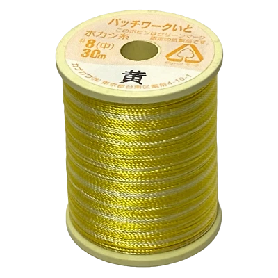 Kanagawa Patchwork 008 Silk Thread, 23 dtex 16x3, 30m, 8 Stunning Patterns - Image 1 of 4