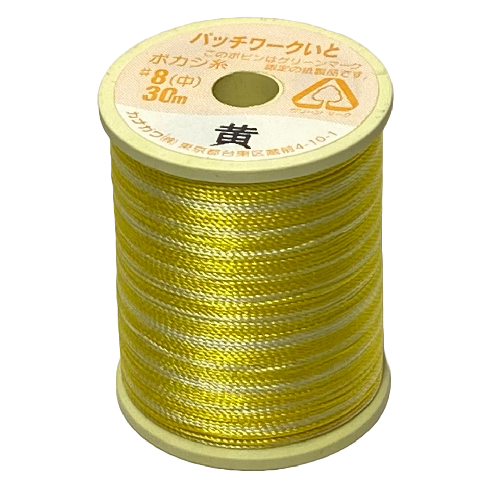 Hilo de seda Kanagawa Patchwork 008, 23 dtex 16x3, 30 m, 8 patrones impresionantes Foto 1 de 4