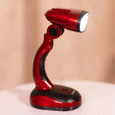 Lampe LED COB 3W à piles lampe de bureau portable légère torche réglage - Photo 1/4