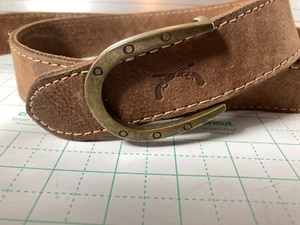 Cinturón de piel Viconte. Hebilla de herradura - Imagen 1 de 3