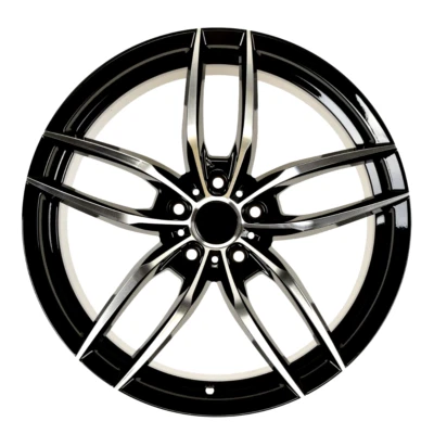 19x8.5 5x114.3 Wheels Black Rims Acura ILX MDX MUSTANG Honda ACCORD CIVIC CAMRY - Image 1 of 2