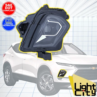 [Full LED] For 2023-2024 Chevy Blazer Passenger Projector Black Headlight RH - Image 1 of 4