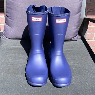 Botas de lluvia cortas Hunter Original para mujer talla 9 azul cobalto Foto 1 de 4
