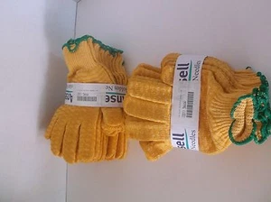 NEW 12 Pairs Ansell Orange Knit Gloves, Polyester, Size Men's L, 7 Gauge (T) - Picture 1 of 5