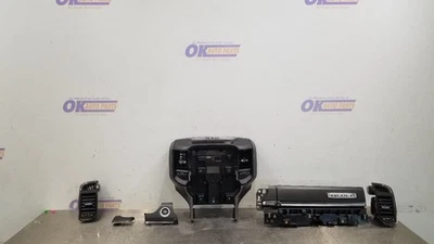 23 DODGE RAM 2500 REBEL DASH TRIM VENT SET WITH UPPER GLOVE BOX BLACK - Image 1 of 4