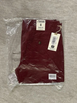 Mountain Khakis Womens Sadie Skinny Chino Pants Classic Fit Red Size 8 - Image 1 of 4