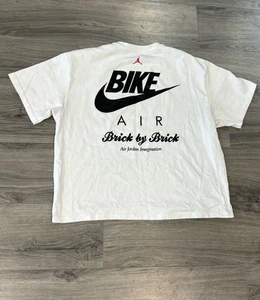 Nike Nigel Sylvester Bike Air Brick By Brick White T-Shirt Herren Gr. Extra Large - Bild 1 von 9