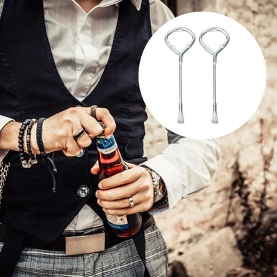  2pcs Utile METALL CAN OPENER APRONTAL LIFFER MULTI-FUNCTIONAL LIFF PER BENESE - Immagine 1 di 4