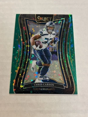 2024 PANINI SELECT H2 CHRIS CARSON 2/5 SUITE LEVEL GREEN DISCO SEAHAWKS SSP TN1 - Image 1 of 2