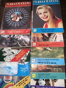 Sputnik Digest Of Soviet Press Lot  - Lot of 10 Editions, 1975-76 - Imagen 1 de 11