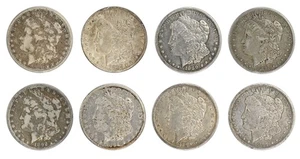 8 seltene datierte New Orleans Morgan Silber Dollar 1 $ 1886, 87,89, 91, 92, 94 96, ... - Bild 1 von 9