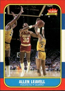 1986-87 Fleer #62 Allen Leavell - Picture 1 of 2