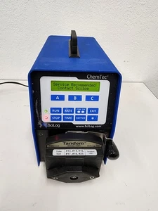 ChemTec SciLog  Variable Speed Presicion Peristaltic Pump w/ Tandem 1081 Head - Picture 1 of 11