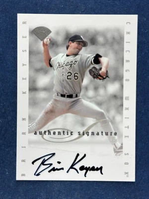 1996 Leaf Signature Extended Brian Keyser Autograph White Sox - Image 1 of 2