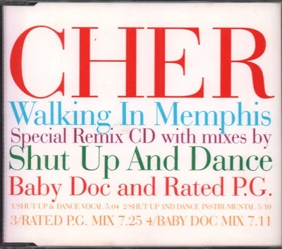 Cher Walking In Memphis CD UK WEA 1995 WEA021CD2 - Bild 1 von 2