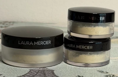 Laura Mercier Translucent Loose Setting Powder 2gx2g+5g= 9g Sealed Worth £22 - Image 1 of 4