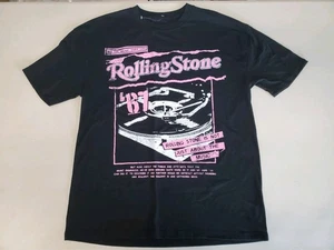 Rolling Stones T-shirt Women's Junior Size 14 Black With Graphic Design NWOT - Picture 1 of 7