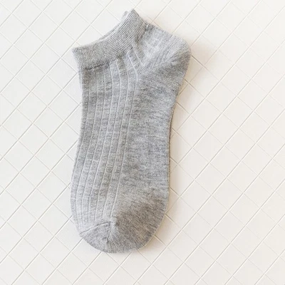  10 Pair Breathable Cotton Socks Anti-slip Boat Socks Pure Color Comfortable - Image 1 of 4