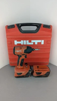 (Pa2) Hilti SID- 4-A22 18V Cordless Impact Driver with 2 X 2.6AH Batteries - Image 1 of 4
